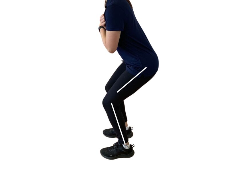 Squat to 45 degrees