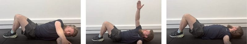 Stretch Open the book upper back