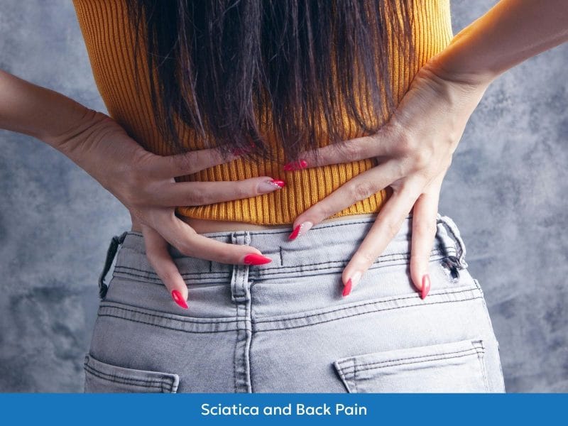 Sciatica and back pain