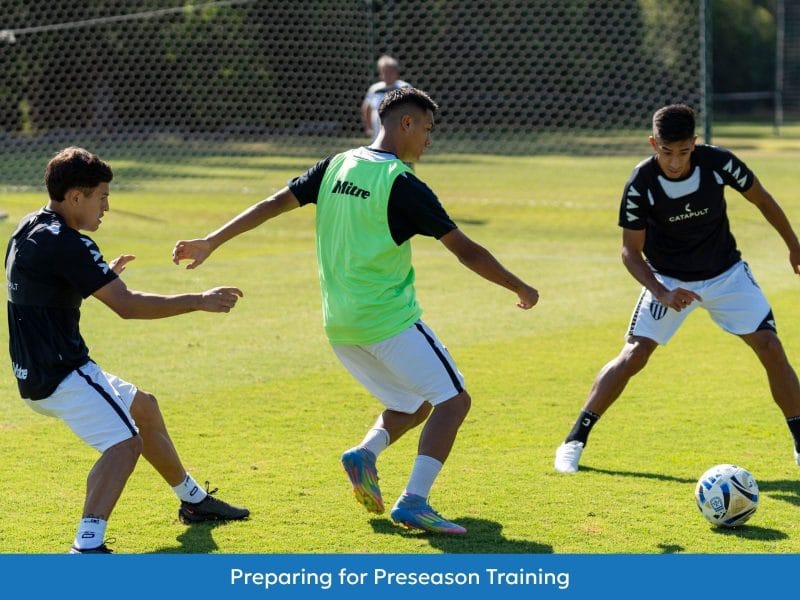 preparing forPreseason training